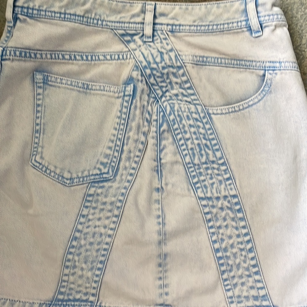 Iro Paris Jaliska Denim Mini Skirt Blue Size FR38 /US 6 - Picture 14 of 14